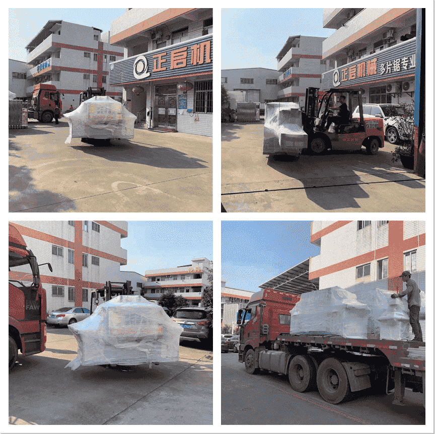 2021年4月30日發往湖南郴州資興市-ZQ150方木多片鋸