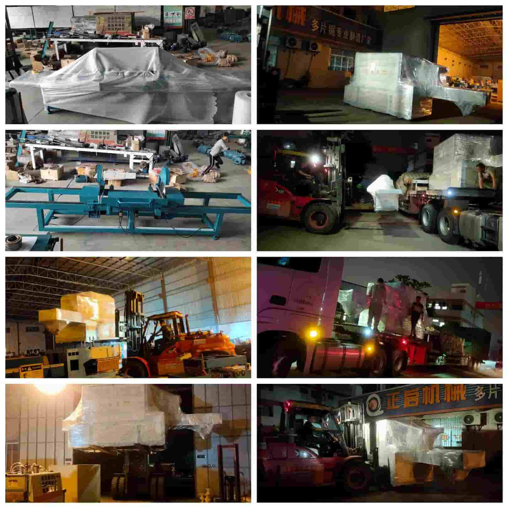 2021年發往新疆哈密市-ZQ500原木多片鋸、