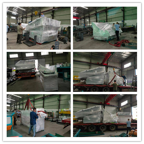 2021年8月9日發(fā)往山西省運城市-ZQ350型圓木多片斷料鋸、放料