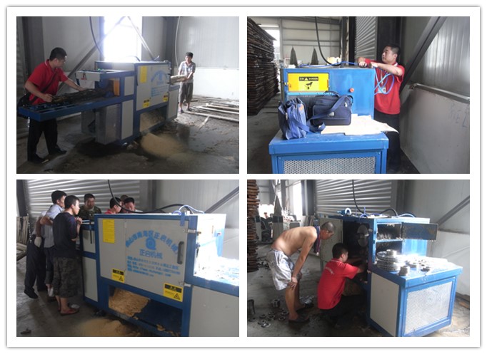 江蘇鹽城-原木多片鋸現場工作圖