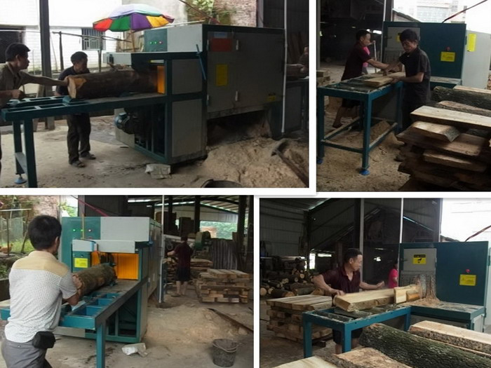 原木多片鋸350機 湖南邵陽市現場加工