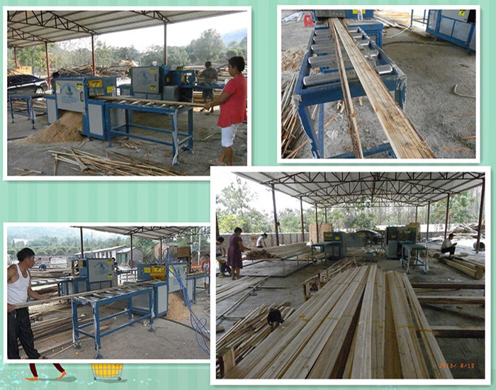 廣西-桂林-原木多片鋸250-方木70-加工現(xiàn)場(chǎng)