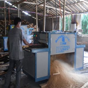 圓木多片鋸原木多片鋸正啟機械廠--浙江溫州瑞安加工現場