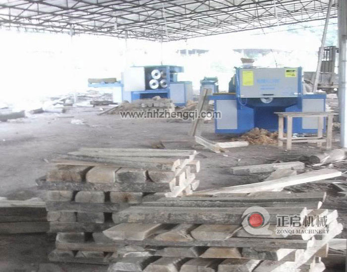 海南硬雜木35機現場加工