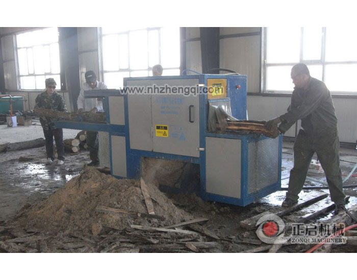 黑龍江省佳木斯市湯原縣-鋸雜木現場